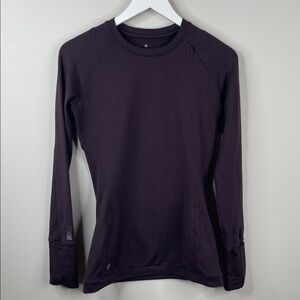 Athleta Long Sleeve Top in Purple/Mauve Size XXS